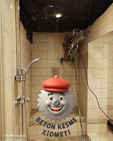 Beton işləri: Əlaqə:099-401-22-22 070-829-99-99 Beton kəsmə xidməti - Divar — 15