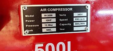 500l kompressor: 500 l, Kredit, Yeni — 2