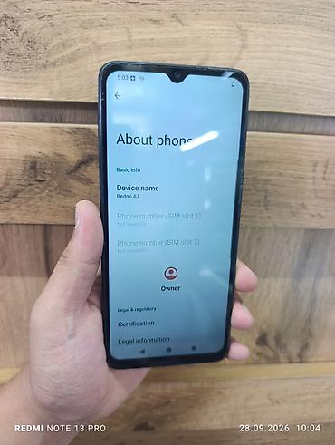 чехол для редми 6: Redmi, Redmi A3, Б/у, 64 ГБ, цвет - Черный, 2 SIM — 1