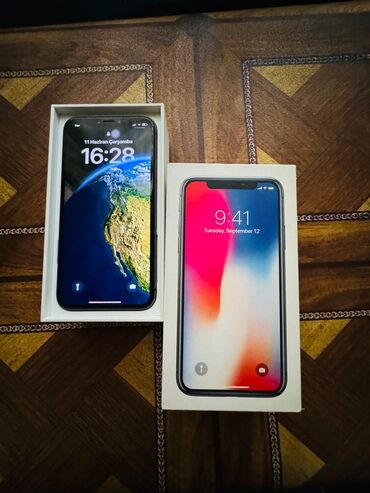 Apple iPhone: IPhone X, 256 GB, Qara, Face ID