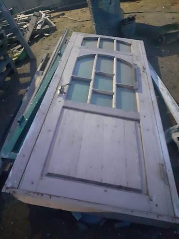 qapi taxta: Taxta giriş qapısı - Material: təbii ağac çərçivə və panel - Dizayn — 1