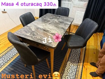 Divan və kreslo dəstləri: Masa desti yeni