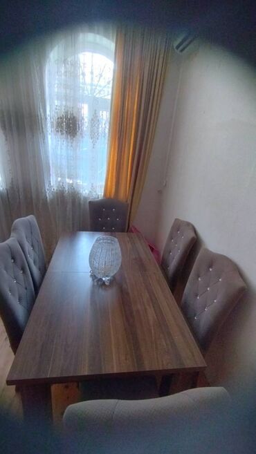 Для гостиной, Раскладной, 8 стульев