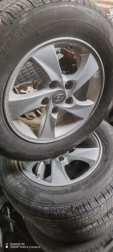tiburon hyundai: Hyundai orijinal yüngül lehimli disk və təkər komplekti. 205.65.15 — 1
