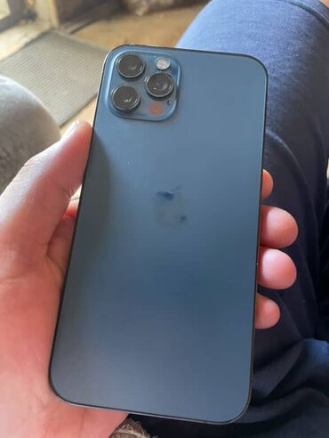 на жигу: IPhone 12 Pro, Новый, 256 ГБ, Pacific Blue, Чехол, 76 %