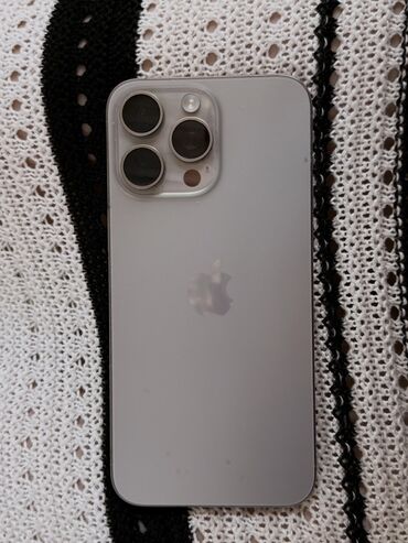 айфон 15 про мах бу: IPhone 15 Pro Max, Колдонулган, 128 ГБ, Natural Titanium, Каптама