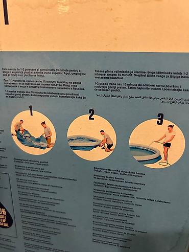 pool: Надувной бассейн Bestway fast set С таблетками хлора и поплавком для — 5