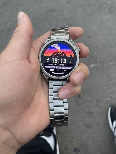 смарт сааттар: Умные часы с Fenix Garmin 8 AMOLED-дисплеем и металлическим браслетом — 2