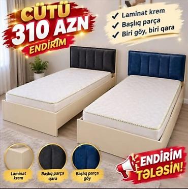Cüt tək nəfərlik çarpayı dəsti – endirimli - Cütü: 310 AZN (endirim) lalafo.az -da Cüt tək nəfərlik çarpayı dəsti – endirimli - Cütü: 310 AZN (endirim)
