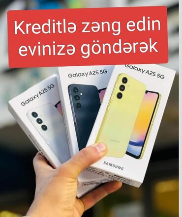 samsung a21s satılır: Samsung Galaxy A25, 128 GB, rəng - Qara, Kredit, Sensor, Barmaq izi