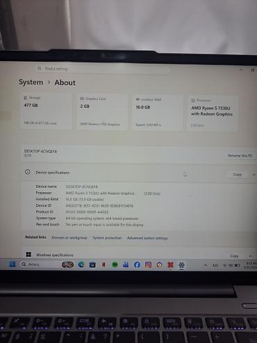 irşad komputer qiymetleri: İşlənmiş Lenovo IdeaPad, 14 ", AMD Ryzen 5, 512 GB — 5