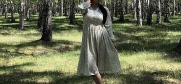 вязаные летние платья: Повседневное платье, Лето, Длинная модель