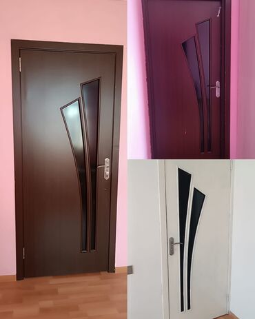 Фурнитура и комплектующие: 3 eded qapi satilir biri 60azn. Olcu 205×80. Unvan Xirdalan Nigaz