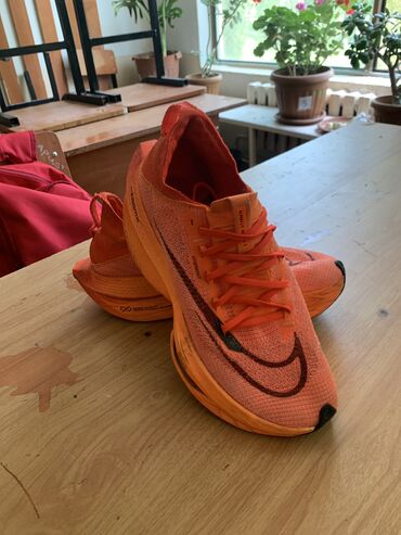 Кроссовки и спортивная обувь: Мужские кроссовки, 41, Nike, Б/у, цвет - Оранжевый, Самовывоз