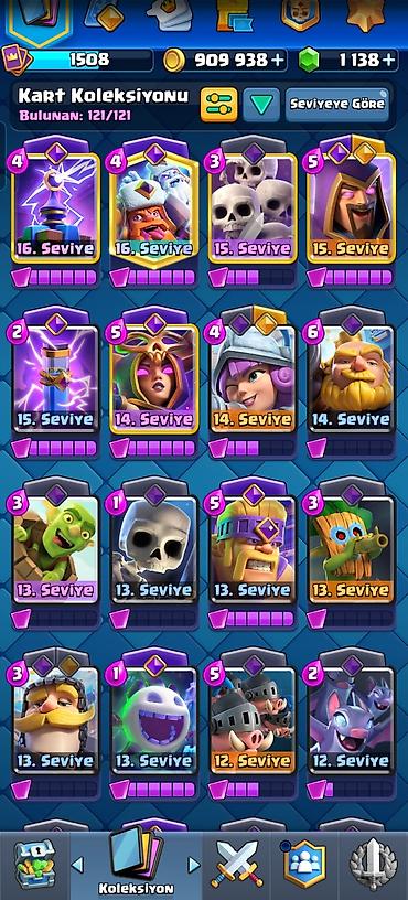 Digər oyun və konsollar: Bu Clash Royale kart kolleksiyası, müxtəlif döyüşçü və bina kartlarını — 2