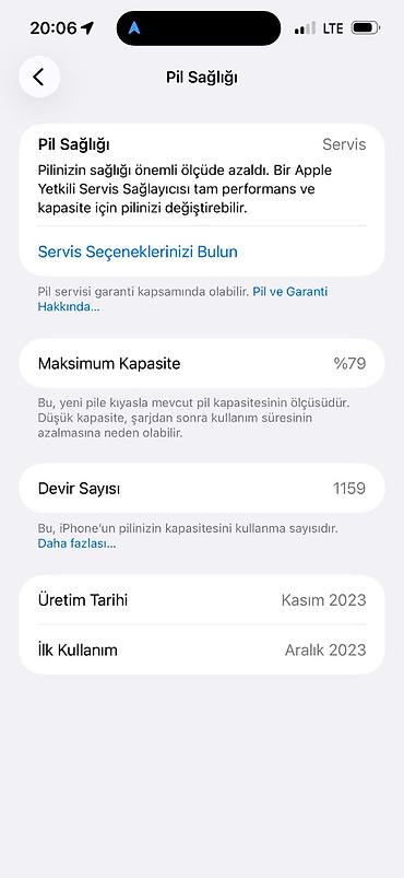 ekrani: IPhone 15 Pro Max, 256 GB, Natural Titanium, Face ID, Sənədlərlə — 10