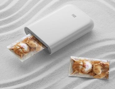 Игрушки: Компактный фотопринтер Xiaomi Mi Portable Photo Printer белый