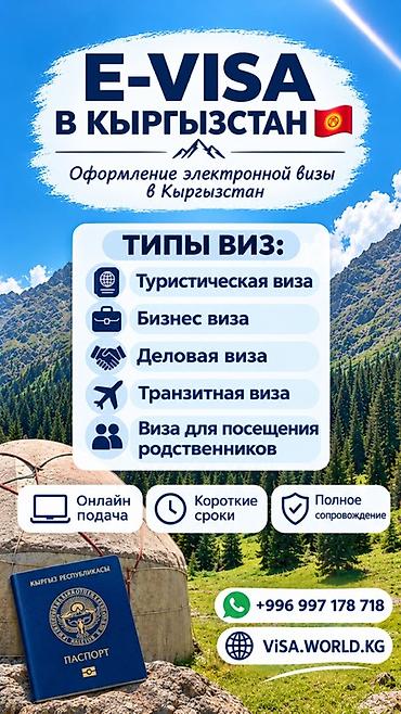 E-VISA в Кыргызстан — оформление электронной визы Услуга по получению at lalafo.kg E-VISA в Кыргызстан — оформление электронной визы Услуга по получению