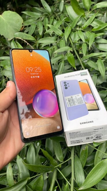 2 el telefon xiaomi: Samsung Galaxy A32, 128 GB, rəng - Qara, Zəmanət, Barmaq izi