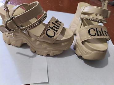 chloe: Женская обувь на платформе/танкетке — стильные модели для лета и — 1