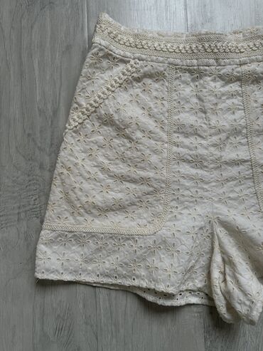 şort: Women's Short Zara, S (EU 36), rəng - Bej