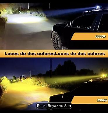 reno 8 pro: 4 ədəd iki rəngli LED proyektor fara dəsti - Rəng temperaturu: Ağ — 3
