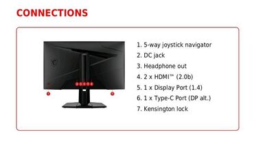 Monitorlar:   🖥 MSI G274QPF E2 27" Gaming Monitor – Peşəkar Oyun Təcrübəsi Üçün — 11