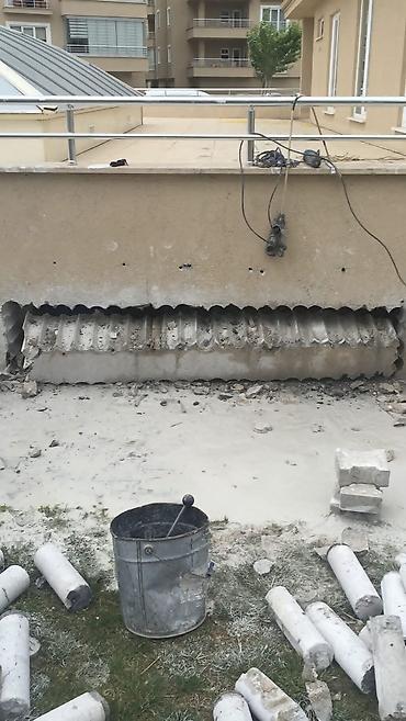 dəmir su baki: Beton kesim senarez sinarez karot beton kəsimi qapı yeri kesme beton — 6