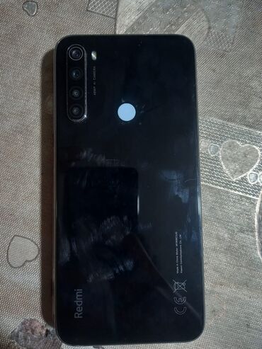 xiaomi note 9 s: Xiaomi Redmi Note 8, 64 GB, rəng - Qara, 
 Barmaq izi, İki sim kartlı