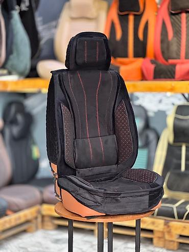 Чехлы и накидки на сиденья: Чехлы Алькантара, С подушкой, цвет - Черный, Новый, Бесплатная доставка, Платная доставка, Самовывоз — 10