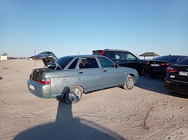 audi 2002: Lada 2110 sedan – göy-metalik rəng, arxa spoylerli, yüngül lehimli — 6