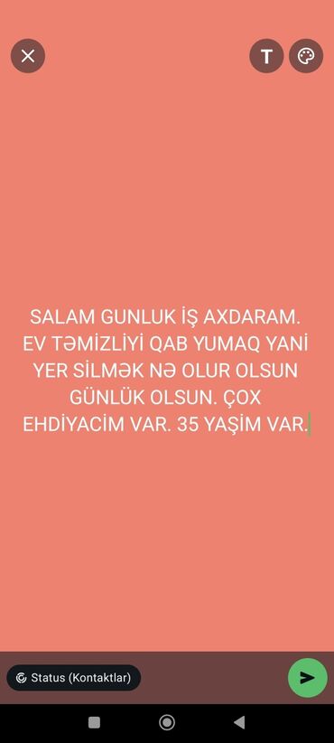 Tavalar: Təmizlik | Mənzillər | Gündəlik təmizlik