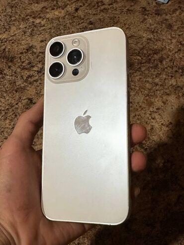 Apple iPhone: IPhone 16 Pro Max, Б/у, 1 ТБ, White Titanium, Наушники, Чехол, Кабель, 100 % — 2