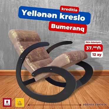 Kreslolar: Yeni, Kreslo-kaçalka, Kredit var, Şəhərdaxili pulsuz çatdırılma — 15