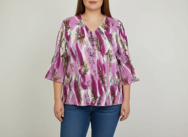 zara bluzki z piórami: Women's blouse, size 3XL