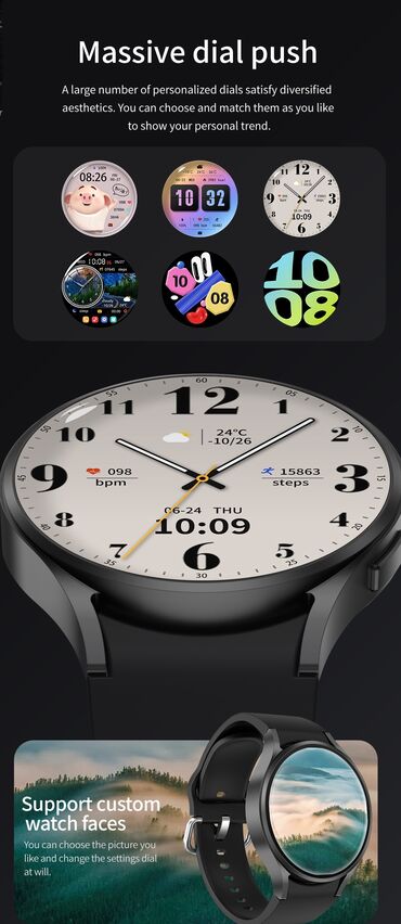 Ručni satovi: Smart watch, Muški — 4