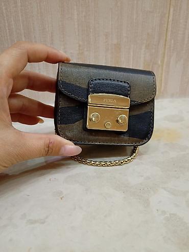 sac aksesuari: FURLA mini çanta/aksesuar OROGİNAL - Model: metal kilidli miniatür — 3