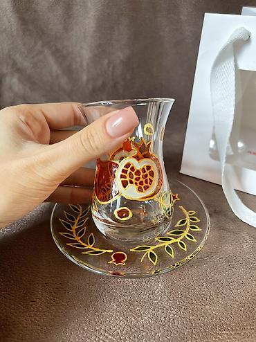 turk samavarı: Armudu stəkanlar, 1 əd — 2