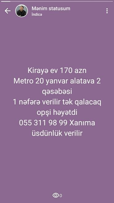 xacmazda kiraye evler ayliq: Долгосрочная аренда квартир