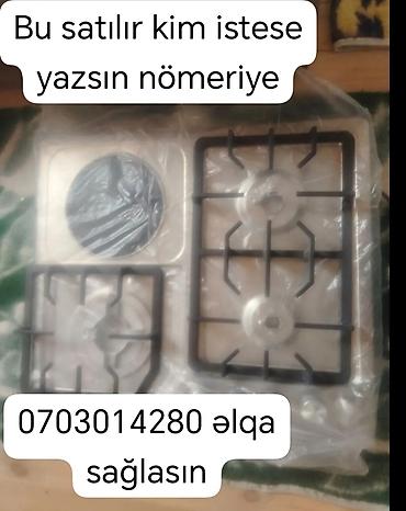 tank 5 pro: Qaz plitəsi – 4 gözlü, inox səth - İki böyük və iki orta yanacaq — 1