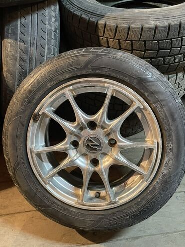фаркоп на ваз 2109: Дөңгөлөктөр монтажда 175 / 75 / R 14, All-season, 1 даана, Жеңил унаалар, Куйма, тешиктери - 4