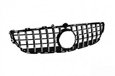 GT R MASKA GRIL RESETKA MERCEDES CLS W218 (8) FACE | Hrom / Crna GT