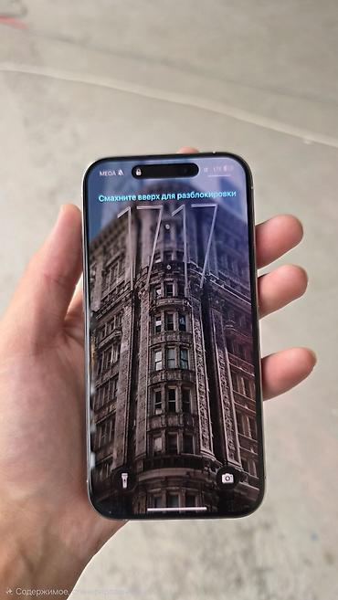 IPhone 15 Pro, Б/у, 256 ГБ, Natural Titanium, 79 %