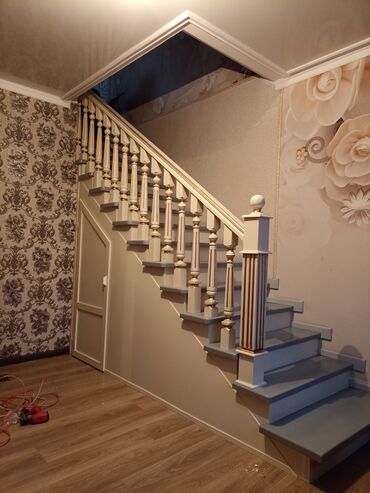 Обшивка лестниц: Заказ алабыз тепкич жасайбыз (лесница) 
Арзан баада чалыныздар — 26
