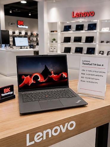 noutbuklar kreditle: Yeni Lenovo ThinkPad, 14 ", Intel Core i7, 512 GB, Ödənişli çatdırılma, Rayonlara çatdırılma — 1