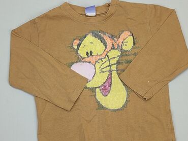 bluzka z pieskiem dla dziewczynki: Bluzka, Disney, 3-4 lat, 98-104 cm, stan - Dobry