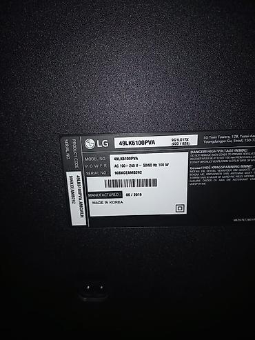 azercell 010 nomre: LG 49LK6100PVA modelli, 49 düym (124 sm) ekran diaqonalına malik LG — 3