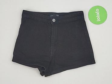 high waist: Denim, Szorty damskie, rozmiar S — 2