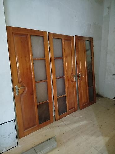 Otaq qapıları: Qonaq otağı üçün Yeni Otaq qapısı 90x205 sm Şəbəkə ilə, Zəmanətsiz, Ödənişli quraşdırma, Ünvandan götürmə — 10