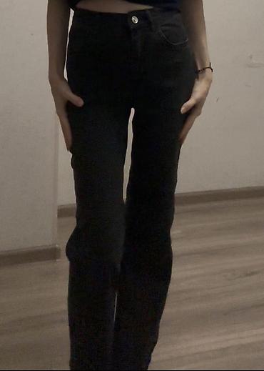 Черные женские джинсы LSW JEANS - Посадка: высокая - Крой: прямой at lalafo.kg Черные женские джинсы LSW JEANS - Посадка: высокая - Крой: прямой